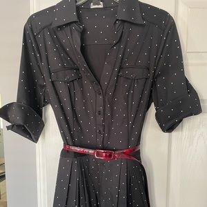 White House Black Market new shirtwaist dress